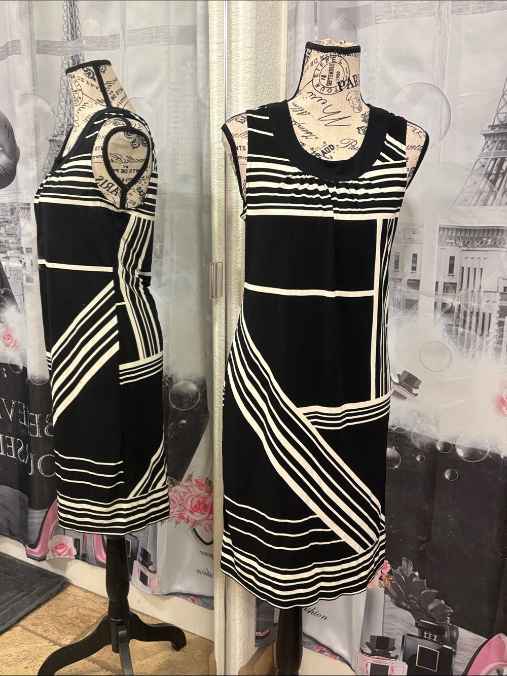 NWT Banana Republic Geometric Sheath Dress